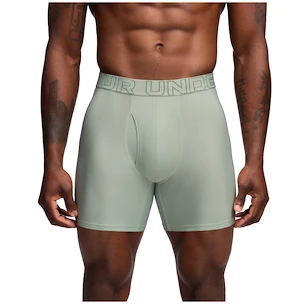 Pánské boxerky Under Armour Perf Tech Mesh 6in 3Pack Green