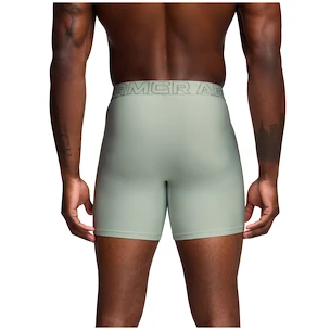 Pánské boxerky Under Armour Perf Tech Mesh 6in 3Pack Green