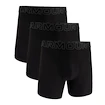 Pánské boxerky Under Armour Perf Tech Mesh Solid 6in 3Pack Black