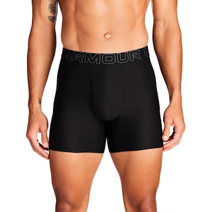 Pánské boxerky Under Armour Perf Tech Mesh Solid 6in 3Pack Black
