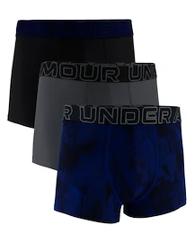 Pánské boxerky Under Armour Perf Tech Nov 3in 3Pack Blue