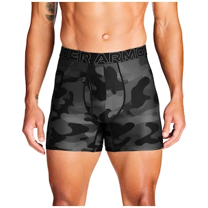 Pánské boxerky Under Armour Perf Tech Print 6in 3Pack Black  S