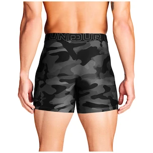 Pánské boxerky Under Armour Perf Tech Print 6in 3Pack Black  S