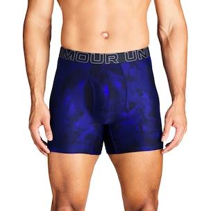 Pánské boxerky Under Armour Perf Tech Print 6in 3Pack Royal  S