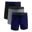 Pánské boxerky Under Armour Perf Tech Print 6in 3Pack Royal  S