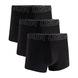 Pánské boxerky Under Armour Perf Tech Solid 3in 3Pack Black