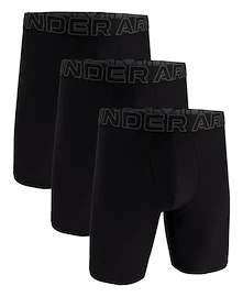 Pánské boxerky Under Armour Perf Tech Solid 9in 3Pack Black