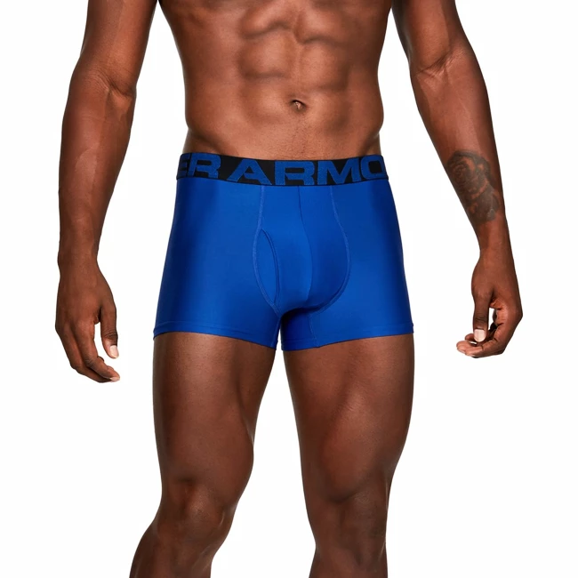 Pánské boxerky Under Armour Tech 3" 2 Pack modré