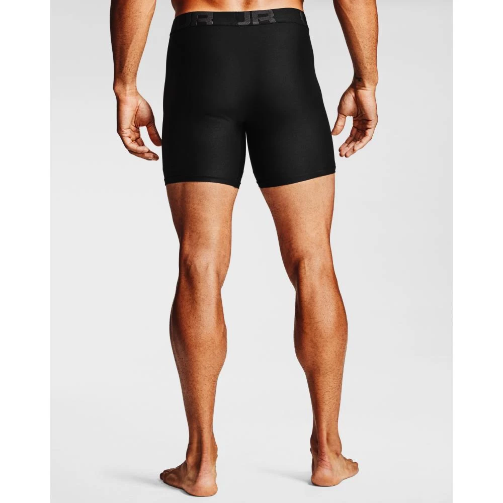 Pánské boxerky Under Armour  Tech 6in 2Pack Black