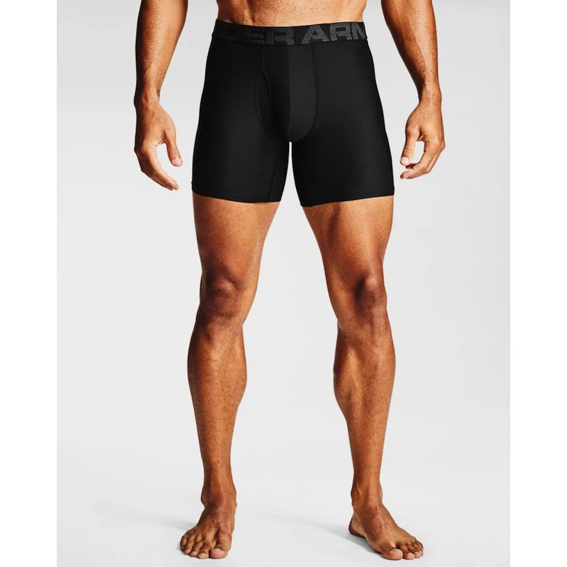 Pánské boxerky Under Armour  Tech 6in 2Pack Black  S