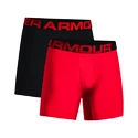 Pánské boxerky Under Armour  Tech 6in 2Pack Red
