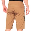 Pánské cyklistické kraťasy 100%  Airmatic Shorts Caramel