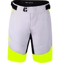 Pánské cyklistické kraťasy Force  Storm grey/yellow