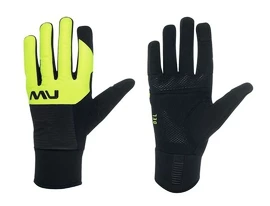 Pánské cyklistické rukavice NorthWave Fast Gel Glove Black/Yellow Fluo