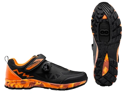 Pánské cyklistické tretry NorthWave  Corsair Black/Siena