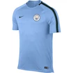 Pánské fotbalové tričko Nike Breathe Squad Manchester City FC světle modré