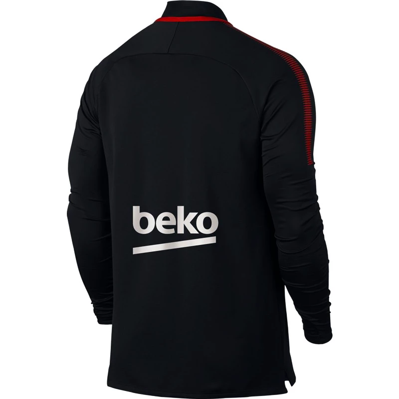 Pánské fotbalové tričko Nike Dry Squad Drill FC Barcelona černé