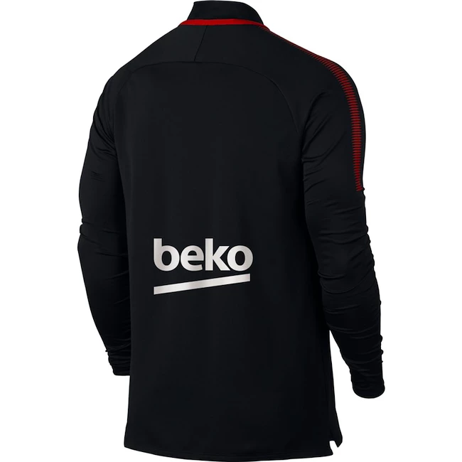 Pánské fotbalové tričko Nike Dry Squad Drill FC Barcelona černé