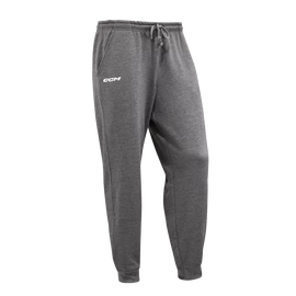 Pánské kalhoty CCM Team Fleece Cuffed Jogger Dark Grey