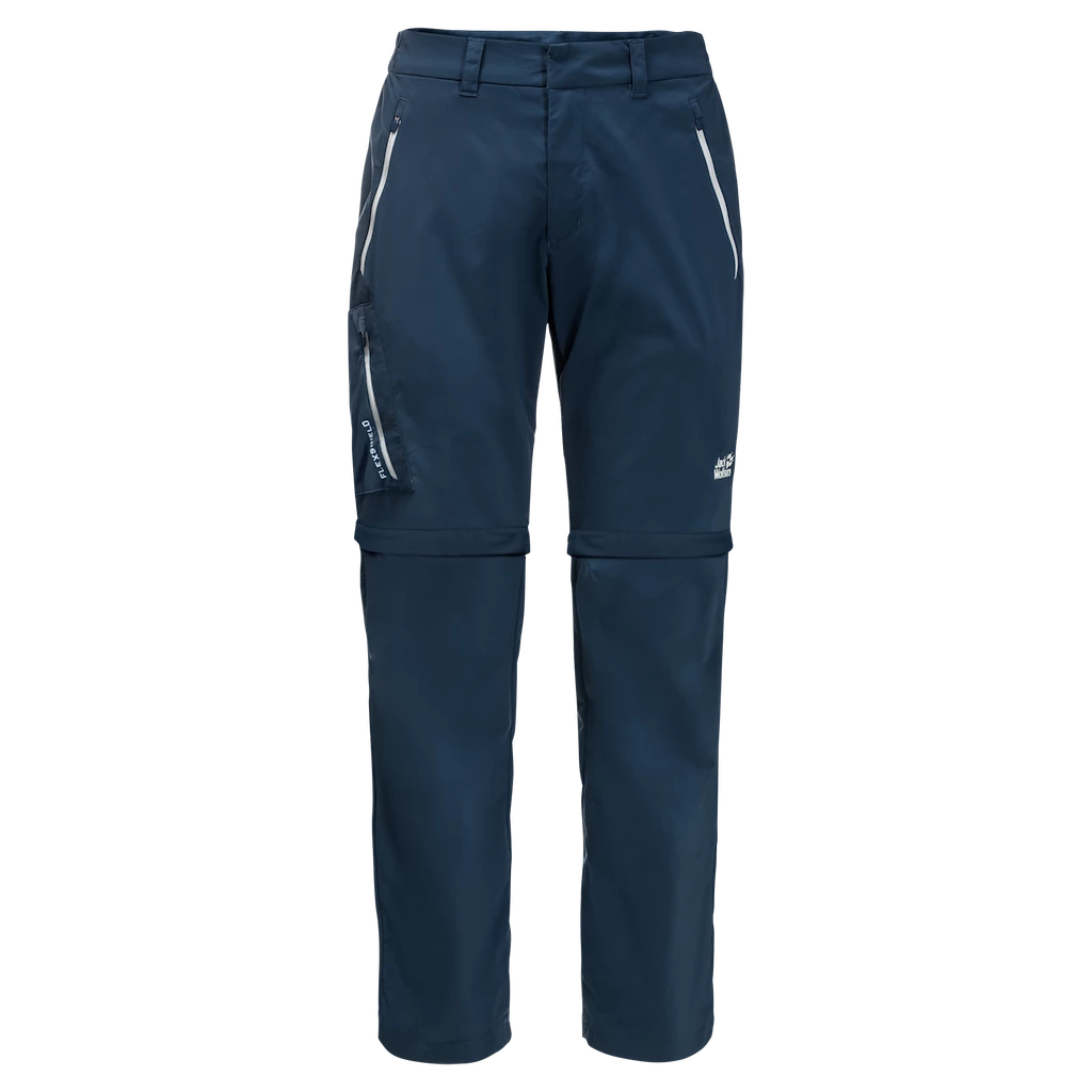 Pánské kalhoty Jack Wolfskin  Overland Zip Away Thunder Blue 52