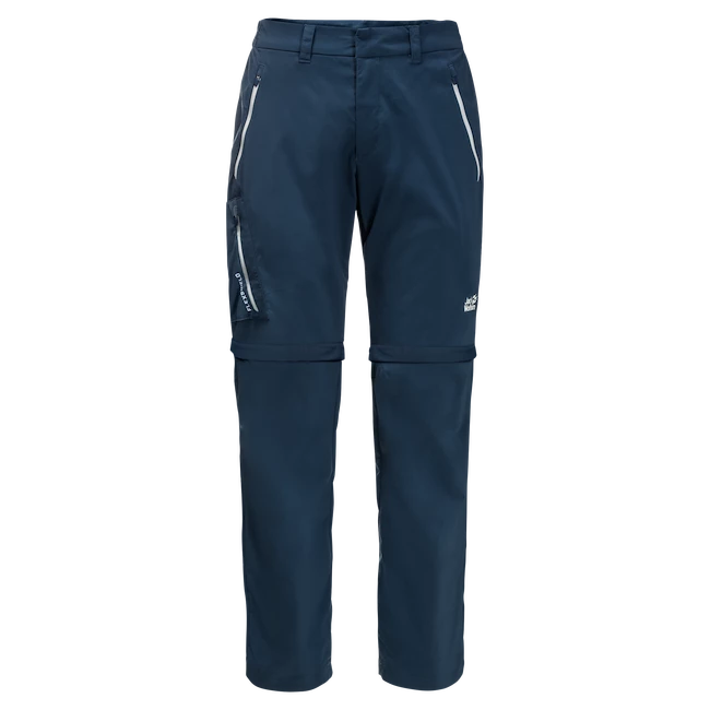 Pánské kalhoty Jack Wolfskin  Overland Zip Away Thunder Blue 52