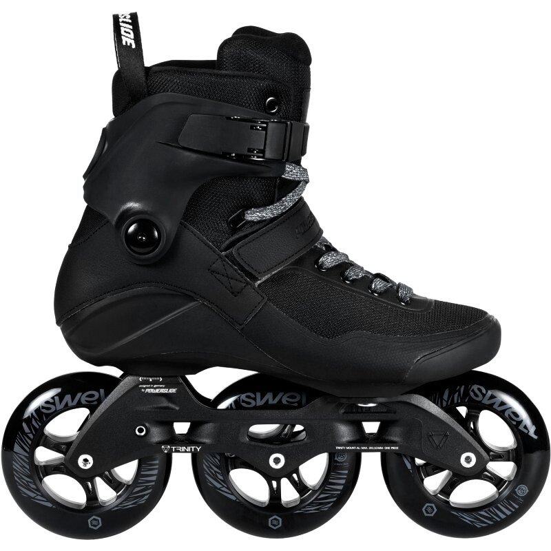 Pánské kolečkové brusle Powerslide  Swell Triple Black 110 Trinity  EUR 44 - thumb (1)