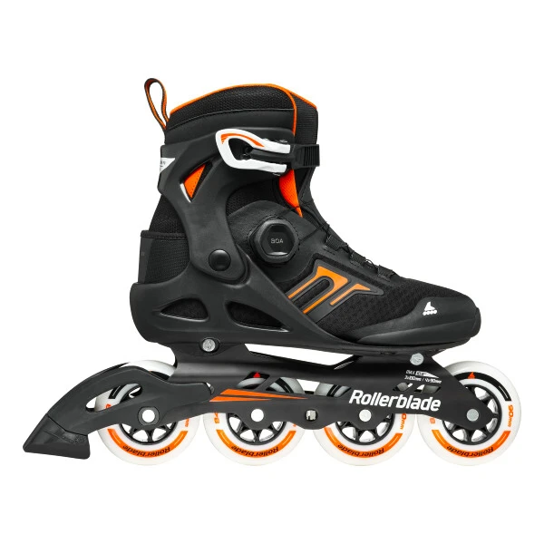 Pánské kolečkové brusle Rollerblade  Macroblade 90 BOA Black/Orange