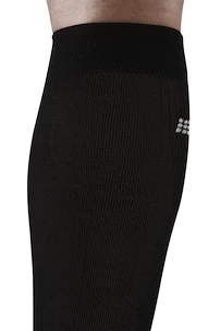 Pánské kompresní podkolenky CEP  RECOVERY Black/Black