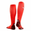 Pánské kompresní podkolenky CEP  Ultralight Lava/Dark Red