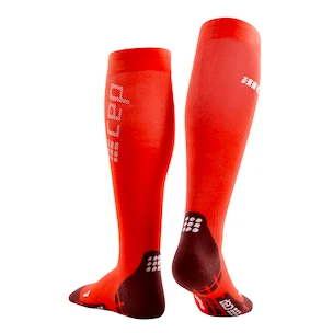 Pánské kompresní podkolenky CEP  Ultralight Lava/Dark Red