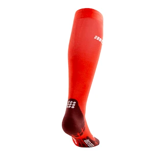 Pánské kompresní podkolenky CEP  Ultralight Lava/Dark Red
