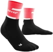 Pánské kompresní ponožky CEP  4.0 Pink/Black