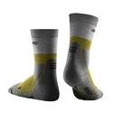 Pánské kompresní ponožky CEP Hiking Light Merino Mid Cut Olive/Grey