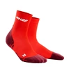 Pánské kompresní ponožky CEP  Ultralight Lava/Dark Red