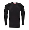 Pánské kompresní tričko CCM  Padded Goalie LS Black Senior
