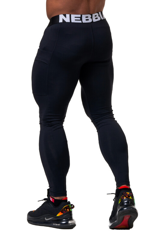 Pánské legíny Nebbia  Legend of Today leggings 189 black XL - thumb (1)