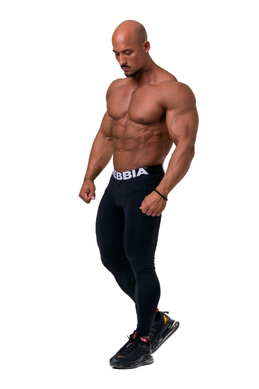 Pánské legíny Nebbia  Legend of Today leggings 189 black XL - thumb (3)