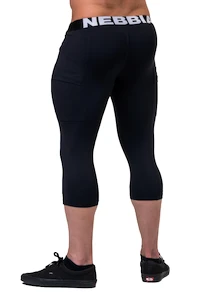 Pánské legíny Nebbia  Legend of Today leggings calf lenght 188 black XL