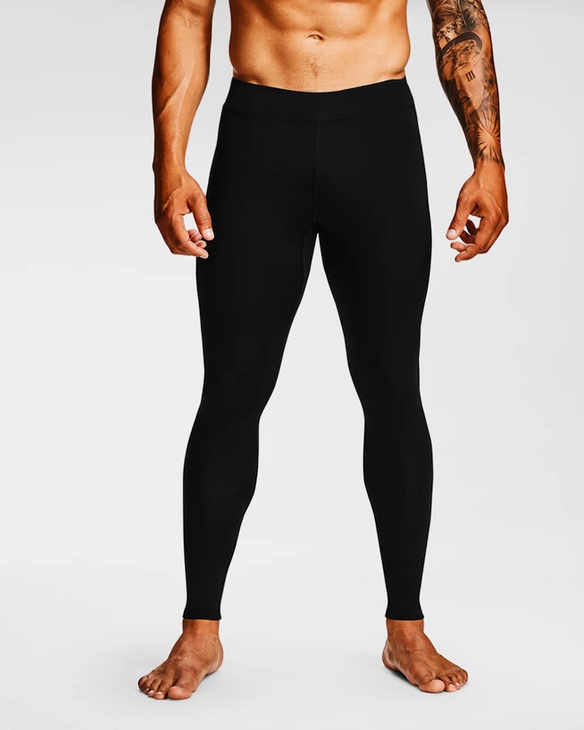 Pánské legíny Under Armour ColdGear Q. Ignight ColdGear Tight Black S