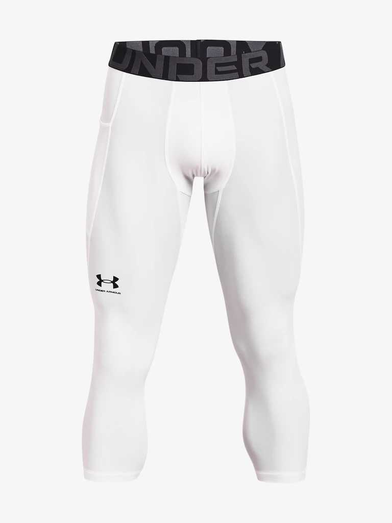 Pánské legíny Under Armour HeatGear 3/4 Legging-WHT