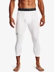 Pánské legíny Under Armour HeatGear 3/4 Legging-WHT XXL