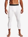 Pánské legíny Under Armour HeatGear 3/4 Legging-WHT XXL