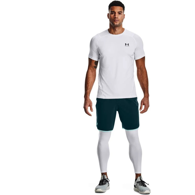 Pánské legíny Under Armour HeatGear Leggings White