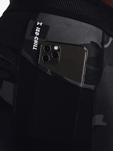 Pánské legíny Under Armour  HG IsoChill Prnt Leggings-BLK XL