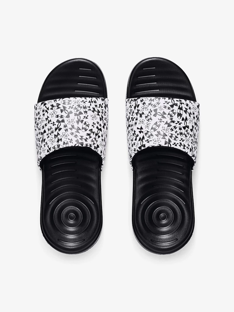 Pánské pantofle Under Armour  M Ansa Graphic-WHT