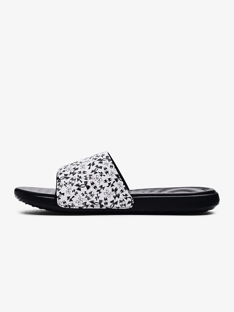 Pánské pantofle Under Armour  M Ansa Graphic-WHT