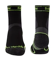 Pánské ponožky Bridgedale  Trail Run Lightweight T2 Merino Sport ¾ Crew Black