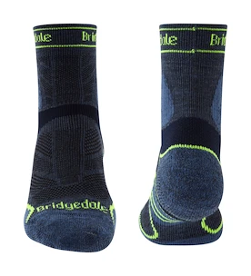 Pánské ponožky Bridgedale  Trail Run Lightweight T2 Merino Sport ¾ Crew Blue