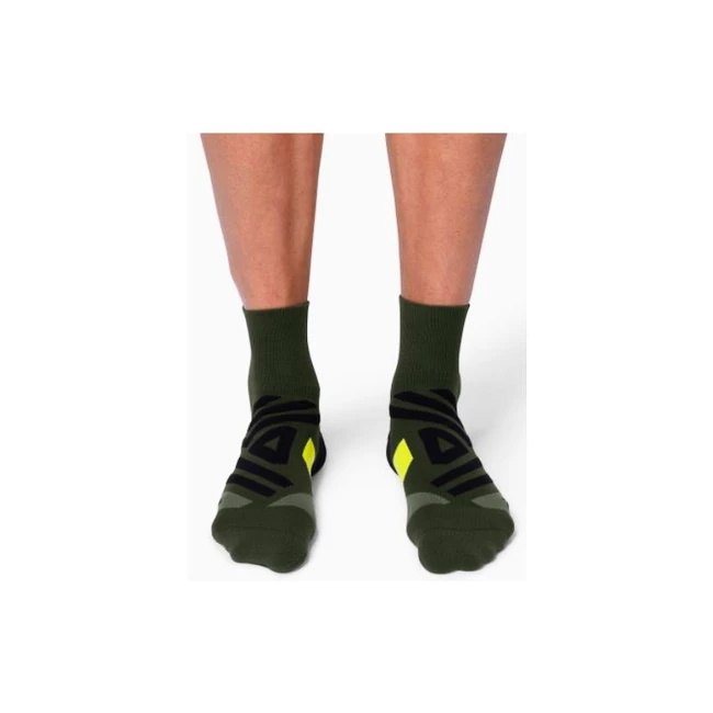 Pánské ponožky On Running Mid Sock Jungle/Lime