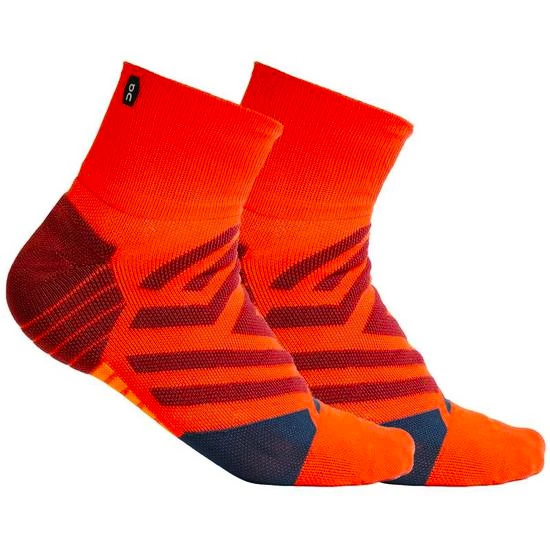 Pánské ponožky On Running Mid Sock Rust/Navy
